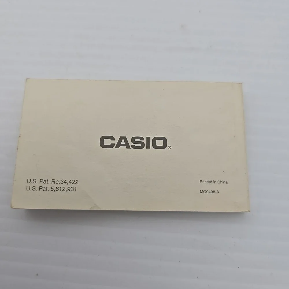 Casio‎ Replacement Module No 2888 Users Guide Pre Owned